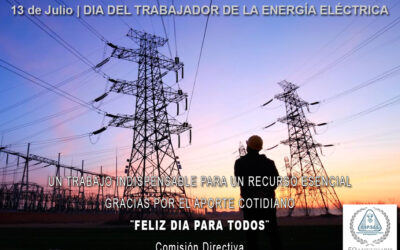 Feliz Día del Trabajador de la Energía Eléctrica